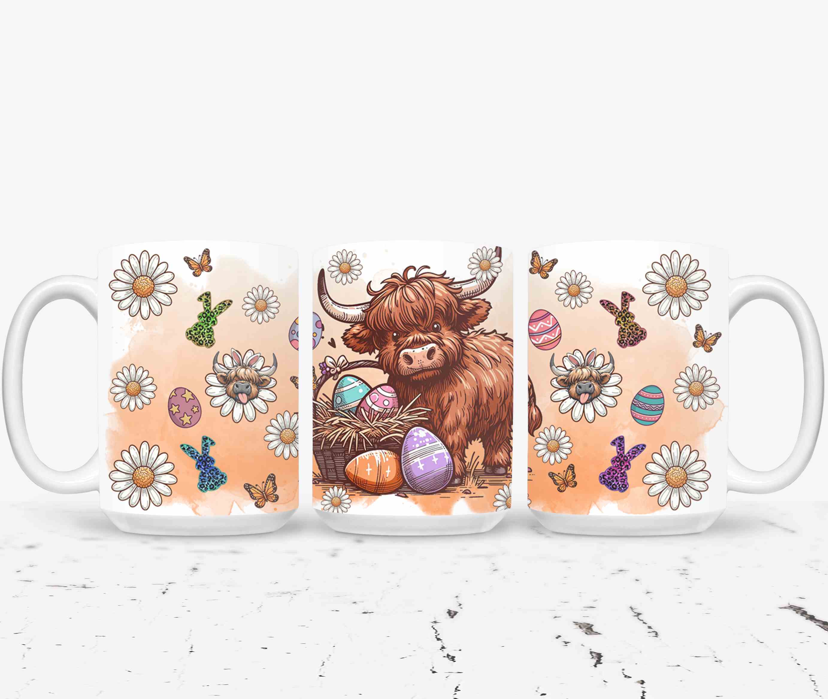 Highland Cow Easter-10372